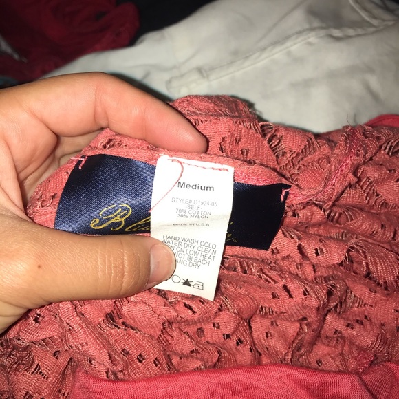 Coral Lace Mini Dress - Picture 4 of 4